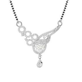 Zara Round Diamond Mangalsutra